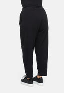 Calças com cinto de atar em mistura de cânhamo e algodão 'Elure'