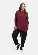 Χαλαρή τουνίκ από μείγμα κάνναβης-βαμβακιού 'Elure'