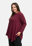 Χαλαρή τουνίκ από μείγμα κάνναβης-βαμβακιού 'Elure'