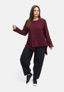 Chaqueta asimétrica con cremallera 'Floréa'