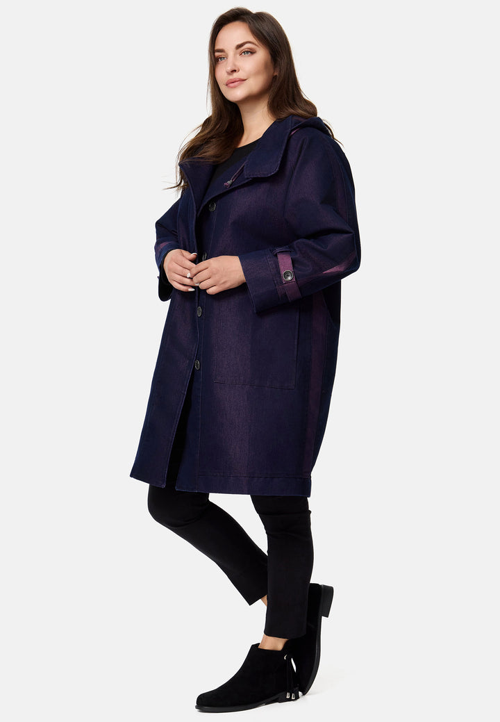 Kekoo Denim coat 'Iris' 