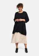 Spódnica 'Livia' – linia A, asymetryczna i rozciągliwa