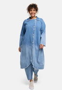 Casaco 'Sky' – Denim Premium, Lavagem Ombre & Elasticidade