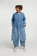 Παλτό 'Sky' – Υψηλής Ποιότητας Τζιν, Ντεγκραντέ Πλύσιμο & Ελαστικότητα