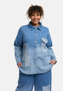 Blús 'Sky' – Denim Préimhe, Paiste & Síneadh