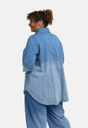 Blús 'Sky' – Denim Préimhe, Paiste & Síneadh