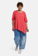 'Crissa' Tuniek – geplooid, licht & modern-asymmetrisch