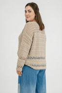 'Cotture' Striktrøje – Blød Berøring, Stilfuldt Snit & Luftig