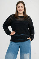 'Cotture' Striktrøje – Blød Berøring, Stilfuldt Snit & Luftig