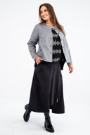 'Juline' Μπλούζα-σακάκι – Τζιν με ελαστικότητα, θηλυκό & μοντέρνο